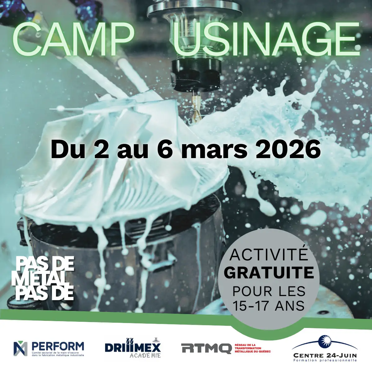 CAMP USINAGE 2026 - CENTRE 24-JUIN- Réseaux sociaux